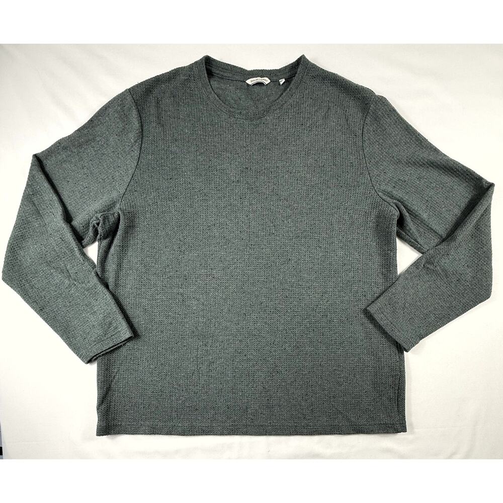 English Laundry Men's Crewneck Long Sleeve Pullover Sweater, light green XXL
